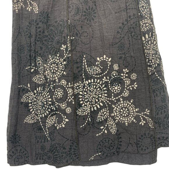 A-line knee length print skirt size 12 ERIC ALEXANDRE - Picture 12 of 14